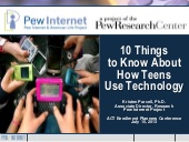 10 Things to Know About How Teens ...